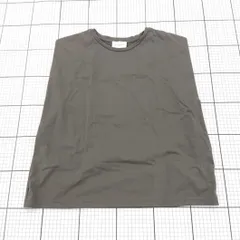 ◇ ⊂ UNITED ARROWS シンプル ノースリーブ Tシャツ カットソー ダークグレー系 レディース E  【1508260060950】