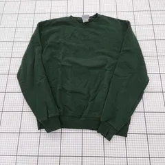 ◇ ⊇ Champion チャンピオン 裏起毛 長袖 トレーナー スウェット サイズＭ ダークグリーン系 レディース E  【1508260061216】