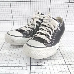 ◇ Θ converse コンバース オールスター スニーカー シューズ サイズ24.0㎝ ブラック系 レディース E  【1508260061391】