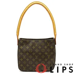 ルイ・ヴィトン ルーピングMM M51146 モノグラム レディース ショルダーバッグ ブラウン  美品 【中古】