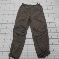 ◇ ⊂ GU ジーユー ドロスト ナイロン パンツ サイズXXL ベージュ系 レディース E  【1508260061988】