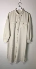 【GU】ダブルポケットワークシャツワンピース サイズM