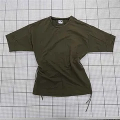 ◇ ⊂ PUMA プーマ レーシング ドロスト 七分袖 Tシャツ カットソー サイズS カーキ系 レディース E  【1508260064088】