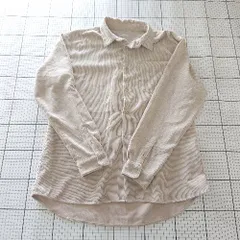 ◇ ⊆ SENSE OF PLACE by URBAN RESEARCH コーデュロイ 長袖 シャツ サイズL ベージュ系 メンズ E  【1508260064781】