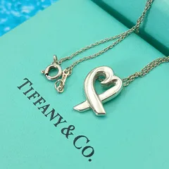Tiffany&Co ティファニー ラビングハート ネックレス　レディース 　シルバー925