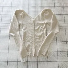 ◇ 未使用 ⊆ snidel スナイデル Sustaina 長袖 オフショル リブニット PO サイズF アイボリー系 ベージュ系 レディース E  【1508260065245】