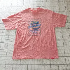 ◇ Θ JaVa ジャバ ロゴ コットン100％ 半袖 Tシャツ カットソー サイズL コーラルピンク系 メンズ E  【1508260065207】のサムネイル