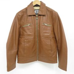 DIESEL ディーゼル レザージャケット ブルゾン A03560 Sサイズ ※中古