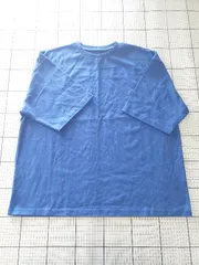 ◇ Θ antiqua アンティカ コットン100％ 半袖 Tシャツ カットソー サイズXL ブルー系 メンズ E  【1508260065603】のサムネイル