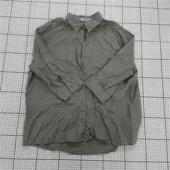 ◇ Θ CIAOPANIC TYPY チャオパニックティピー リネンコットン 長袖 シャツ サイズF モスグリーン系 レディース E  【1508260066129】