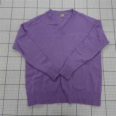 ◇ ⊆ green label relaxing UNITED ARROWS ウール 長袖 ニット セーター サイズ表記なし パープル系 レディース E  【1508260066204】