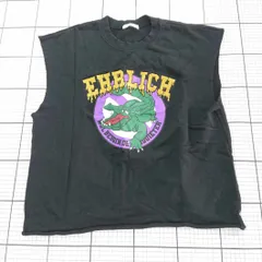 ◇ ⊂ SPINNS スピンズ プリント 刺繡 ノースリーブ カットソー サイズM ブラック系 レディース E  【1508260066198】