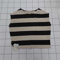 ◇ 未使用 Θ Te chichi テチチ ボーダー柄 ノースリーブ カットソー サイズF ブラック系 レディース E  【1508260066167】のサムネイル