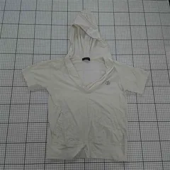 ◇ Θ drug store's ドラッグストアーズ 刺繡 半袖 プルオーバー パーカー サイズ2 ホワイト系 レディース E  【1508260066433】のサムネイル