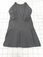 ◇ Θ CIAOPANIC TYPY チャオパニックティピー スクエアネック 長袖 ロング ワンピース サイズONE ブラック系 レディース E  【1508270001219】