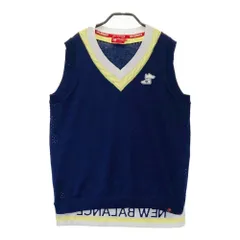 サイズ：2 NEW BALANCE GOLF ニューバランス  ニットベスト  ネイビー系 [240101550924] ゴルフウェア レディース ストスト