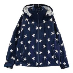 マークアンドロナ スター柄 ジップアップ ジャケット ナイロン ゴルフ