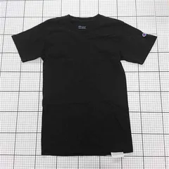 ◇ ⊂ Champion チャンピオン ワンポイント刺繡 半袖 Tシャツ サイズS ブラック系 レディース E  【1508270002483】