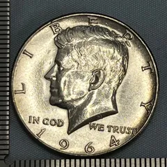 アメリカ銀貨　10枚　1964年 ケネディ銀貨　古銭銀貨　ハーフダラー銀貨 本物 アメリカ銀貨 10枚 1964年 ケネディ銀貨 古銭銀貨 ハーフダラー銀貨