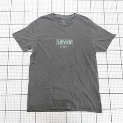 ◇ ⊂ Levi's リーバイス ビンテージ風 半袖 Tシャツ カットソー サイズM ダークグレー系 メンズ E  【1508270003428】