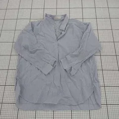 ◇ ⊂ any SiS エニィスィス ストライプ 長袖 シャツ ブラウス サイズ2 ライトブルー系 レディース E  【1508270003824】