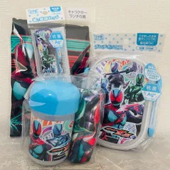 仮面ライダーゼッツ　お弁当箱＆お弁当袋＆おしぼり＆お箸　4点セット　350ml　抗菌