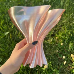 「不对称花束」デザイン 超軽量花瓶　花瓶,超軽量,螺旋,フラワーベース,ハンドメイド,インテリア,雑貨,ギフト,花屋,生花対応,飾り,モダン,置物