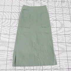 ◇ ⊂ URBAN RESEARCH ROSSO ロッソ ストレッチ 膝下丈 タイト スカート サイズ36 グリーン系 レディース E  【1508270004708】のサムネイル