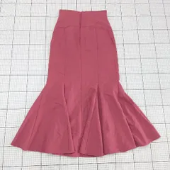 ◇ ⊂ MERCURYDUO マーキュリーデュオ ロング丈 マーメイド スカート サイズS レッド系 レディース E  【1508270005286】