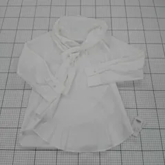 ◇ Θ &.nostalgia タグ付き ロング丈 長袖 シャツ ブラウス サイズM ホワイト系 レディース E  【1508270005583】