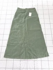 ◇ 未使用 Θ アメリカンホリック コットン100％ ロング丈 ベイカー スカート サイズM カーキ系 レディース E  【1508270006214】