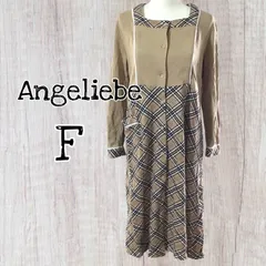 【マタニティ】Angelliebe 切替 ロングワンピース Fサイズ/USED