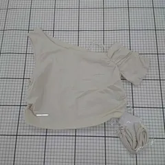 ◇ 未使用 Θ Chico チコ ワンショル ピグメント Tシャツ カットソー サイズF ホワイト系 レディース E  【1508270006320】