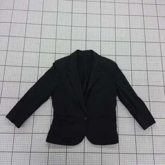 ◇ Θ WHITE JOOLA ホワイトジョーラ コットン 長袖 ジャケット サイズ9 ネイビー系 レディース E  【1508270006559】