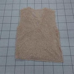 ◇ ⊂ mily bilet ミウィビレット Vネック ノースリーブ チュニック サイズL ベージュ系 レディース E  【1508270006924】