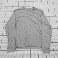 ◇ Θ Champion チャンピオン 長袖 ロンＴ カットソー サイズM グレー系 メンズ E  【1508270007341】