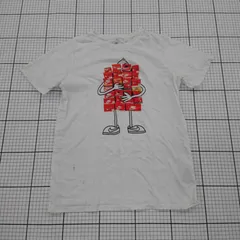 ◇ Θ NIKE ナイキ プリント 半袖 Tシャツ カットソー サイズL ホワイト系 レディース E  【1508270007297】