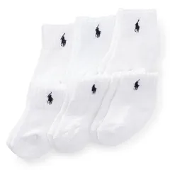 【新品】ラルフローレン ホワイトソックス６足組
