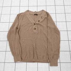 ◇ Θ URBAN RESEARCH ROSSO アーバンリサーチ ロッソ 長袖 ニット セーター サイズF ブラウン系 レディース E  【1508270007594】