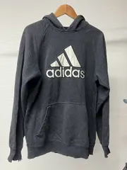 ADIDAS アディダス フーディ パーカー ブラック S US古着