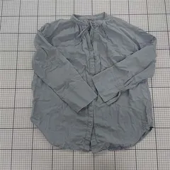 ◇ Θ Mila Owen ミラ オーウェン リボン 長袖 シャツ ブラウス サイズ1 ライトブルー系 レディース E  【1508270007945】