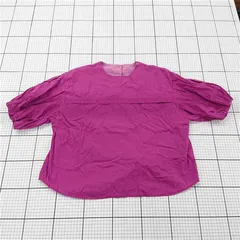 ◇ ⊂ N. Natural Beauty Basic コットン100% バルーンスリーブ シャツ ブラウス サイズＭ ピンク系 レディース メンズ E  【1508270011768】