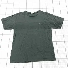 ◇ ⊂ Lee リー バックプリント 半袖 Tシャツ サイズＭ ダークグレー系 メンズ E  【1508270011874】