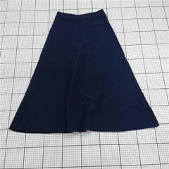 ◇ ⊇ FREAK'S STORE フリークスストア ロング丈 フレア ニット スカート サイズS ネイビー系 レディース E  【1508270012369】