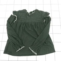 ◇ Θ ZARA ザラ キッズ 子供 フリル 長袖 トップス カットソー サイズ164 ブラック系 レディース E  【1508270012192】