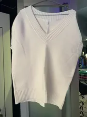 H&M 白 ベスト XSサイズ