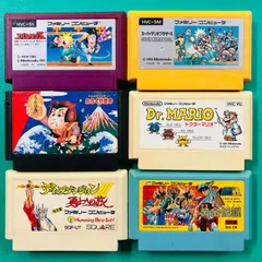 【６本セット】ファミコン スパルタンX スーパーマリオブラザーズ がんばれゴエモン！からくり道中 ドクターマリオ ディープダンジョンIII 勇士への旅 聖闘士星矢 黄金伝説 FC