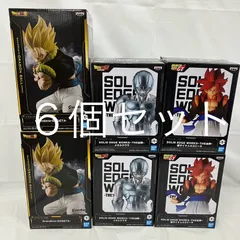 未開封 Grandista  ドラゴンボール超  ゴジータ  ドラゴンボールZ  SOLID EDGE WORKS  クウラ ドラゴンボールGT  THE出陣　 超サイヤ人4 ゴジータ ６個 LFJ158 f111