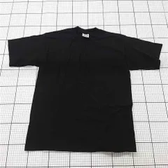 ◇ ⊂ PRO CLUB プロクラブ シンプル 無地 半袖 Tシャツ カットソー サイズL ブラック系 メンズ E  【1508270013007】