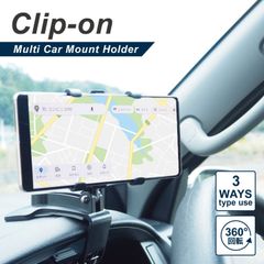 【挟んで取付 クリップ式】 スマホホルダー 車 車用 スマホ 車載ホルダー スマホスタンド 車載 ホルダー スタンド  動く 固定 iPhone 携帯ホルダー 携帯スタンド ダッシュボード ミラー サンバイザー 充電